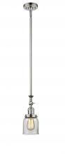 Innovations Lighting 206-PN-G52 - Bell - 1 Light - 5 inch - Polished Nickel - Stem Hung - Adjustable Mini Pendant