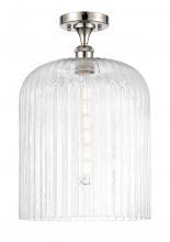 Innovations Lighting 516-1C-PN-G559-12CL - Bridal Veil - 1 Light - 5 inch - Polished Nickel - Semi-Flush Mount