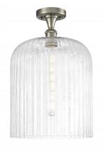 Innovations Lighting 516-1C-SN-G559-12CL - Bridal Veil - 1 Light - 5 inch - Brushed Satin Nickel - Semi-Flush Mount