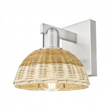 Innovations Lighting 716-1W-SN-NBD2-75-NAT - Natural Ballston Dome - 1 Light - 6 inch - Brushed Satin Nickel - Sconce