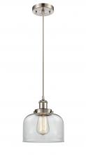 Innovations Lighting 916-1P-SN-G72 - Bell - 1 Light - 8 inch - Brushed Satin Nickel - Cord hung - Mini Pendant