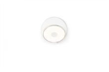 Koncept Inc GRW-S-CRM-MWT-HW - Gravy Wall Sconce - Chrome body, Matte White plates - Hardwire