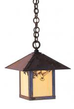 Arroyo Craftsman EH-12TM-VP - 12" evergreen pendant with t-bar overlay