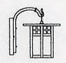 Arroyo Craftsman GB-6CS-P - 6" glasgow wall mount