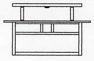 Arroyo Craftsman HCM-15ERM-BK - 15" huntington ceiling mount without overlay (empty)
