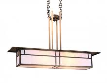 Arroyo Craftsman HCM-35EOF-RB - 35" huntington mini-island pendant without overlay (empty)