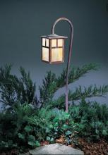 Arroyo Craftsman LV27-M6TTN-P - low voltage 6" mission fixture with t-bar overlay